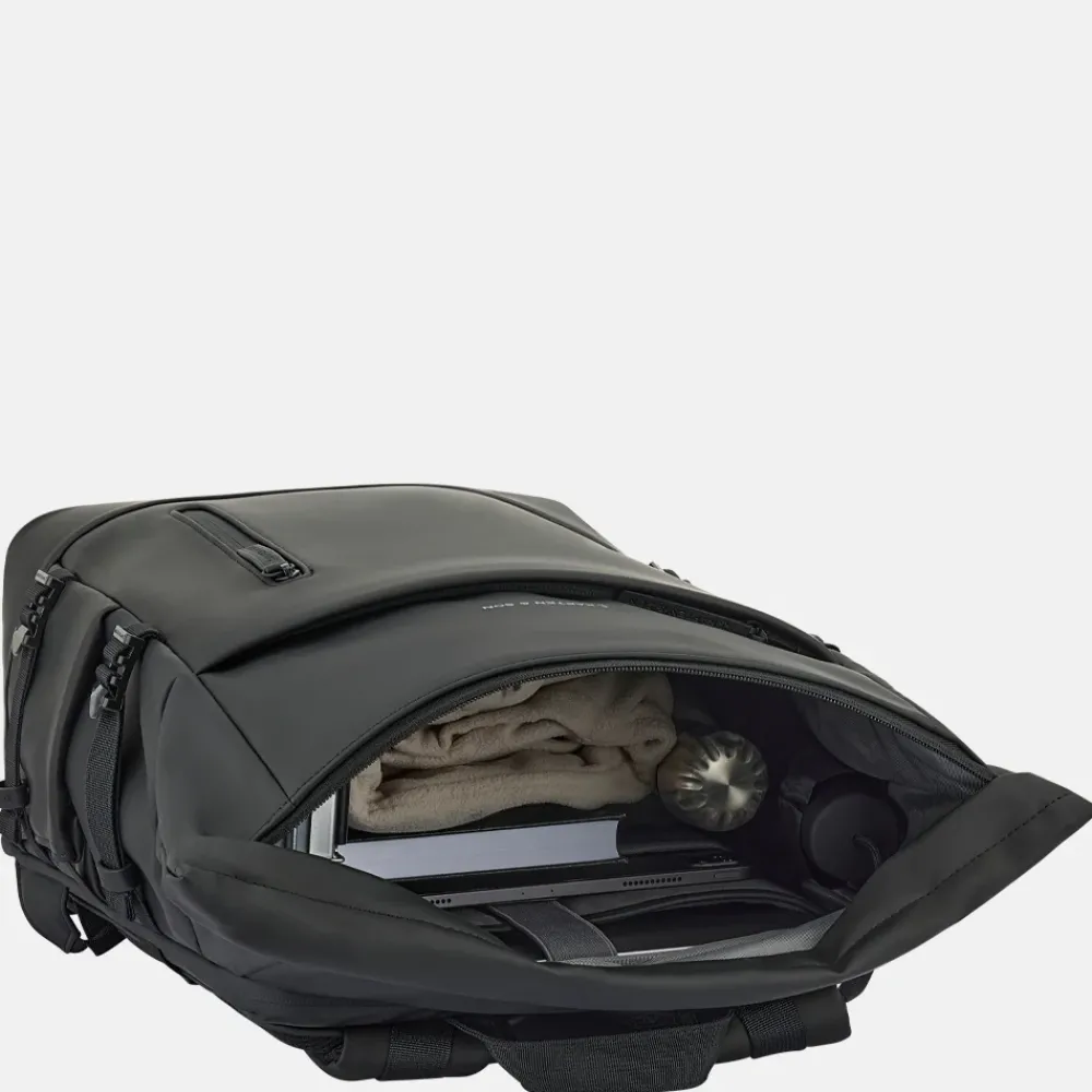 Vrijetijd Rugzakken | School Rugzakken^Kapten & Son Helsinki pro rugzak 15 inch all black
