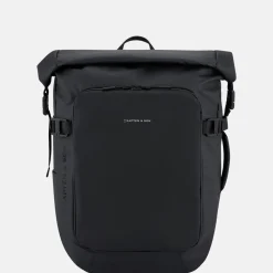 Laptop Rugzakken^Kapten & Son Lisbon roll-top laptoprugzak all black