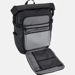 Laptop Rugzakken^Kapten & Son Lisbon roll-top laptoprugzak all black