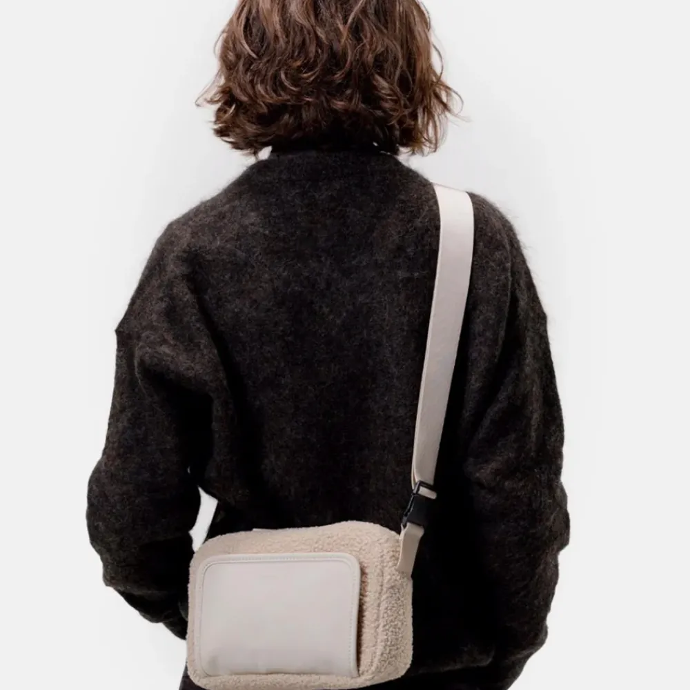 Crossbody Tassen^Kapten & Son Lulea crossbody tas teddy fleece