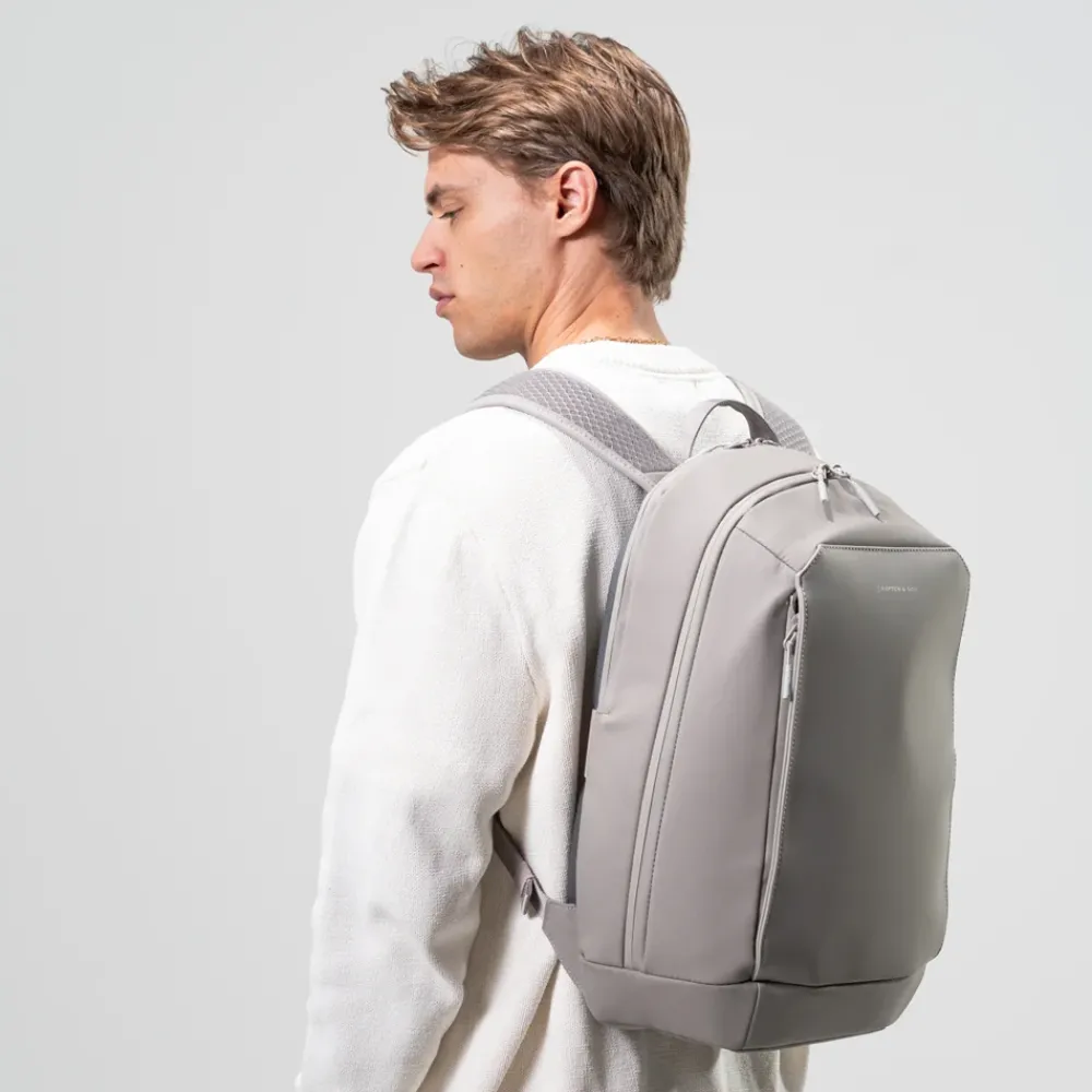 Schoolhandtassen | Dames Laptoptassen^Kapten & Son Oslo rugzak 15 inch greige