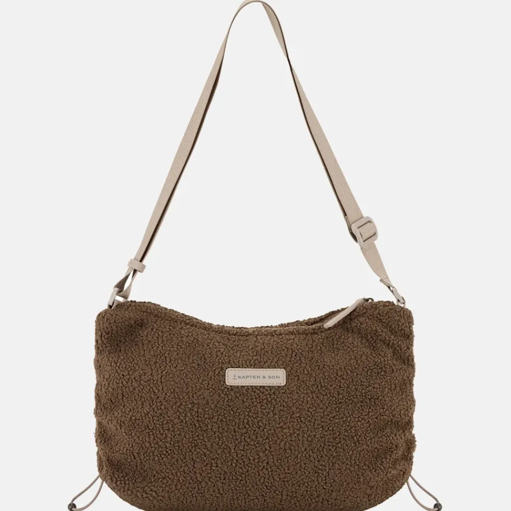 Crossbody Tassen^Kapten & Son Skara crossbody tas S mocha fleece