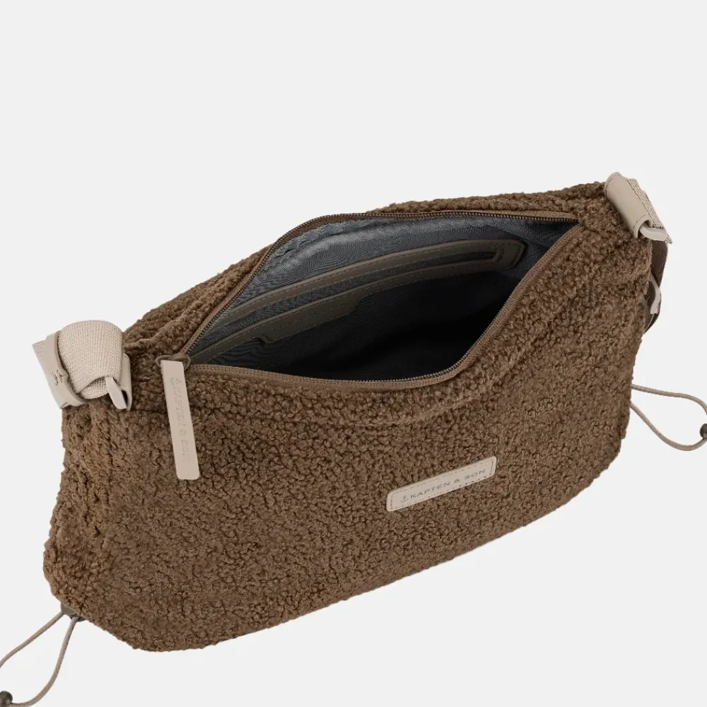 Crossbody Tassen^Kapten & Son Skara crossbody tas S mocha fleece