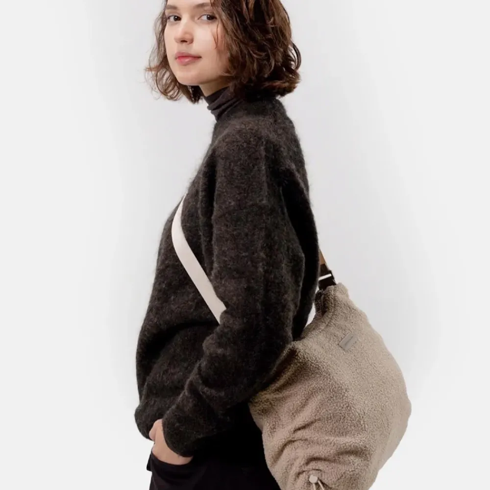 Crossbody Tassen^Kapten & Son Skara crossbody tas L fleece sandstone
