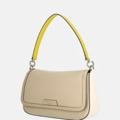 Crossbody Tassen^Kate Spade Hudson flap crossbody tas timeless taupe multi