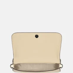 Crossbody Tassen^Kate Spade Hudson flap crossbody tas timeless taupe multi