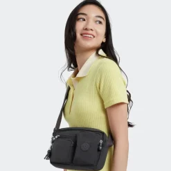 Crossbody Tassen^Kipling Albena crossbody tas black noir