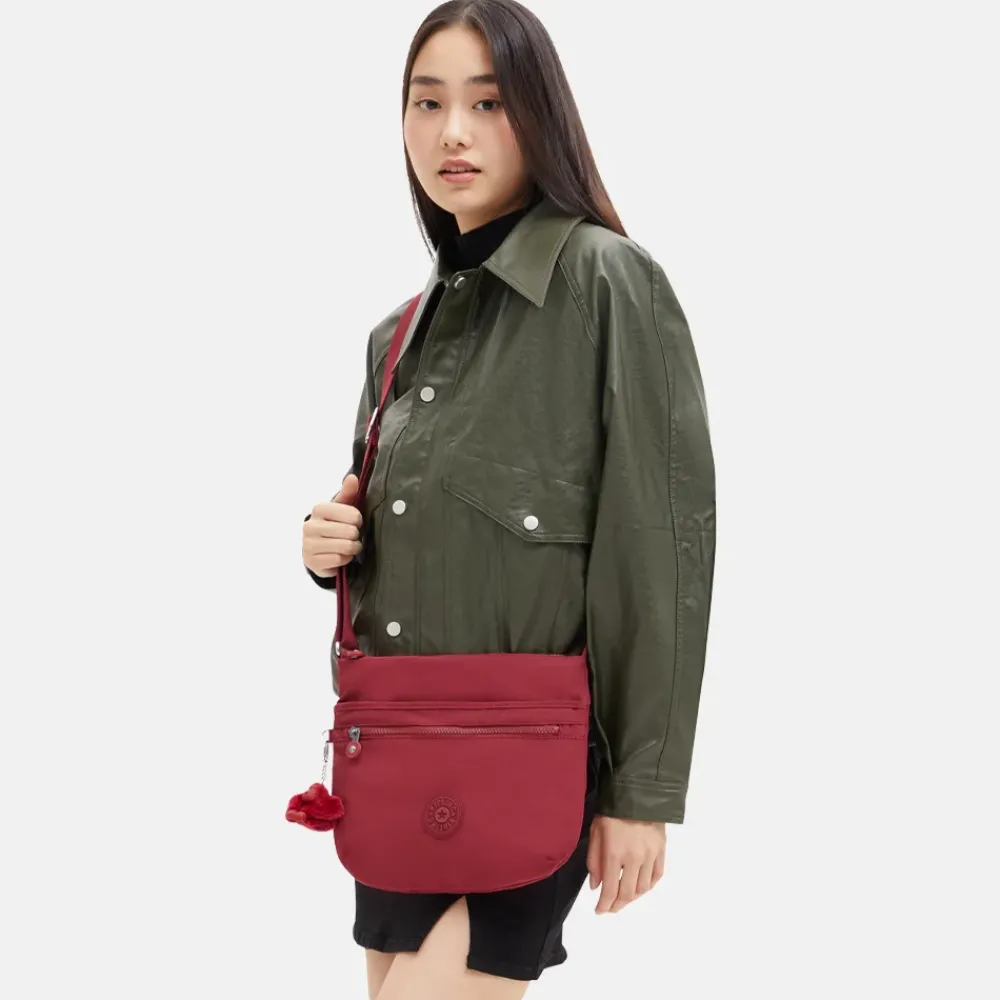 Crossbody Tassen^Kipling Arto crossbody tas funky red