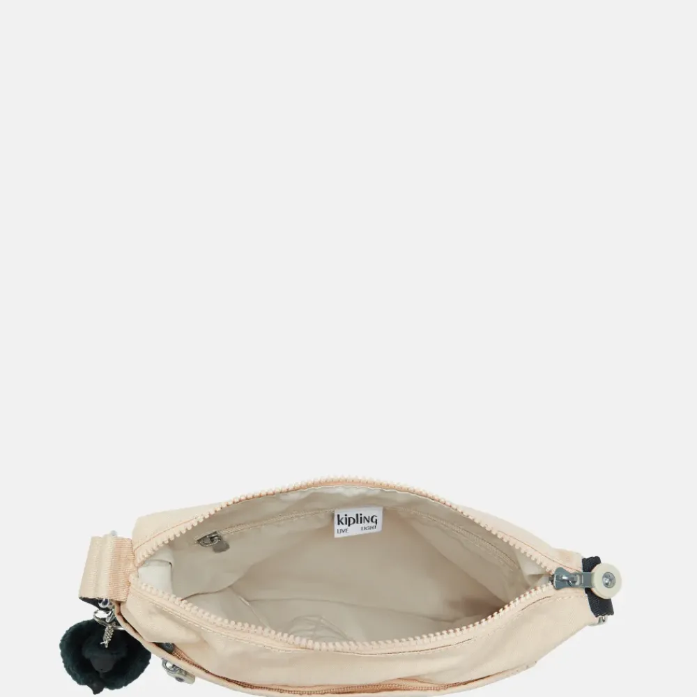 Crossbody Tassen^Kipling Arto crossbody tas back to beige