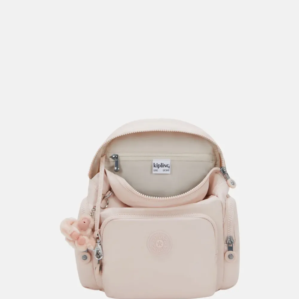 Vrijetijd Rugzakken | Fashion Rugzakken^Kipling city zip rugzak mini pink shine