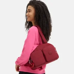 Schoudertassen^Kipling Cool Defea schoudertas funky red