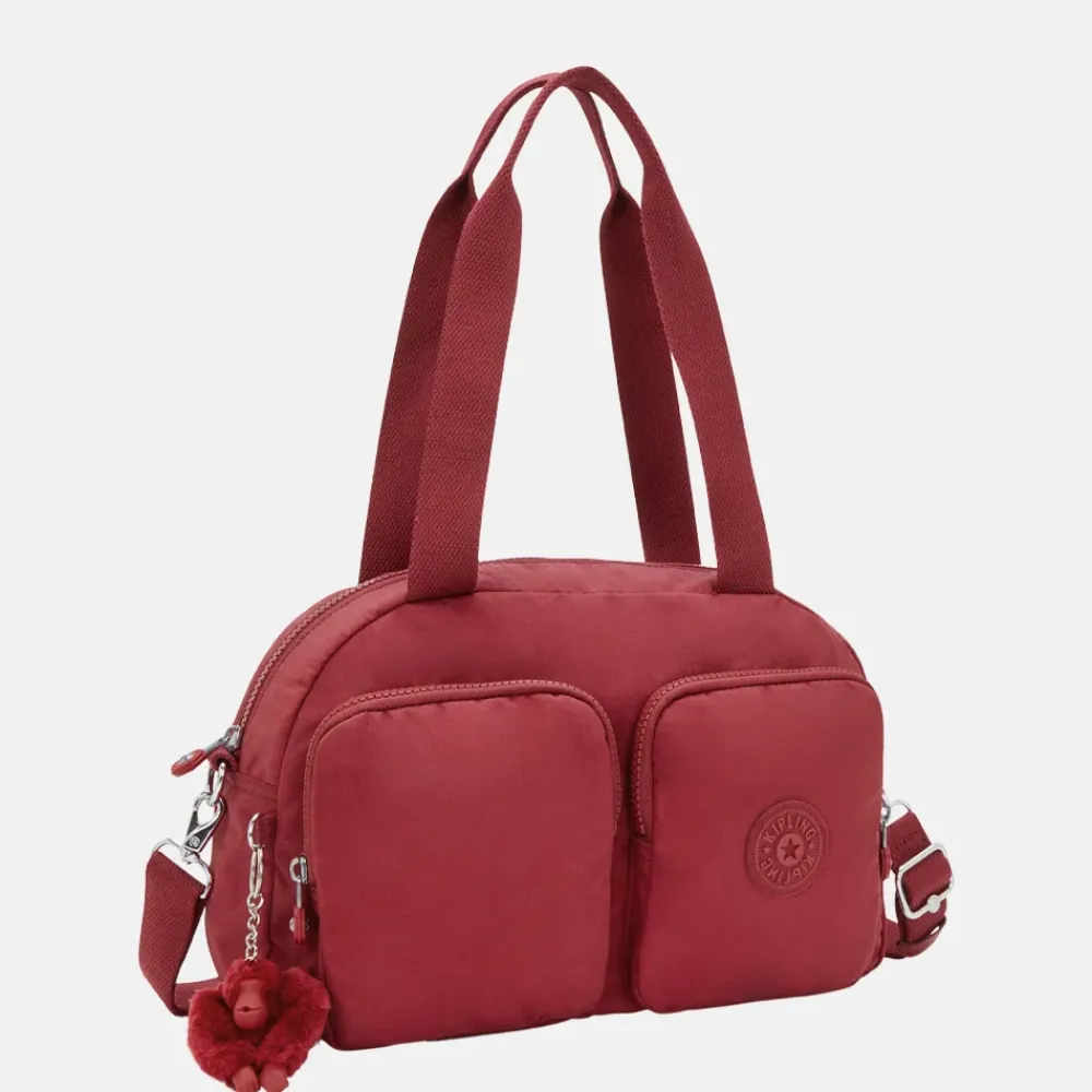 Schoudertassen^Kipling Cool Defea schoudertas funky red