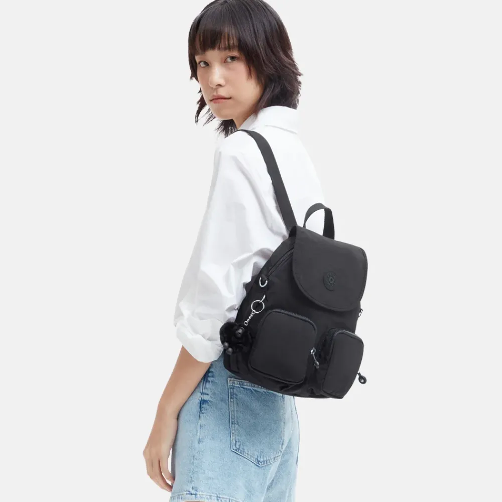 Vrijetijd Rugzakken | Fashion Rugzakken^Kipling Firefly Up rugzak black noir