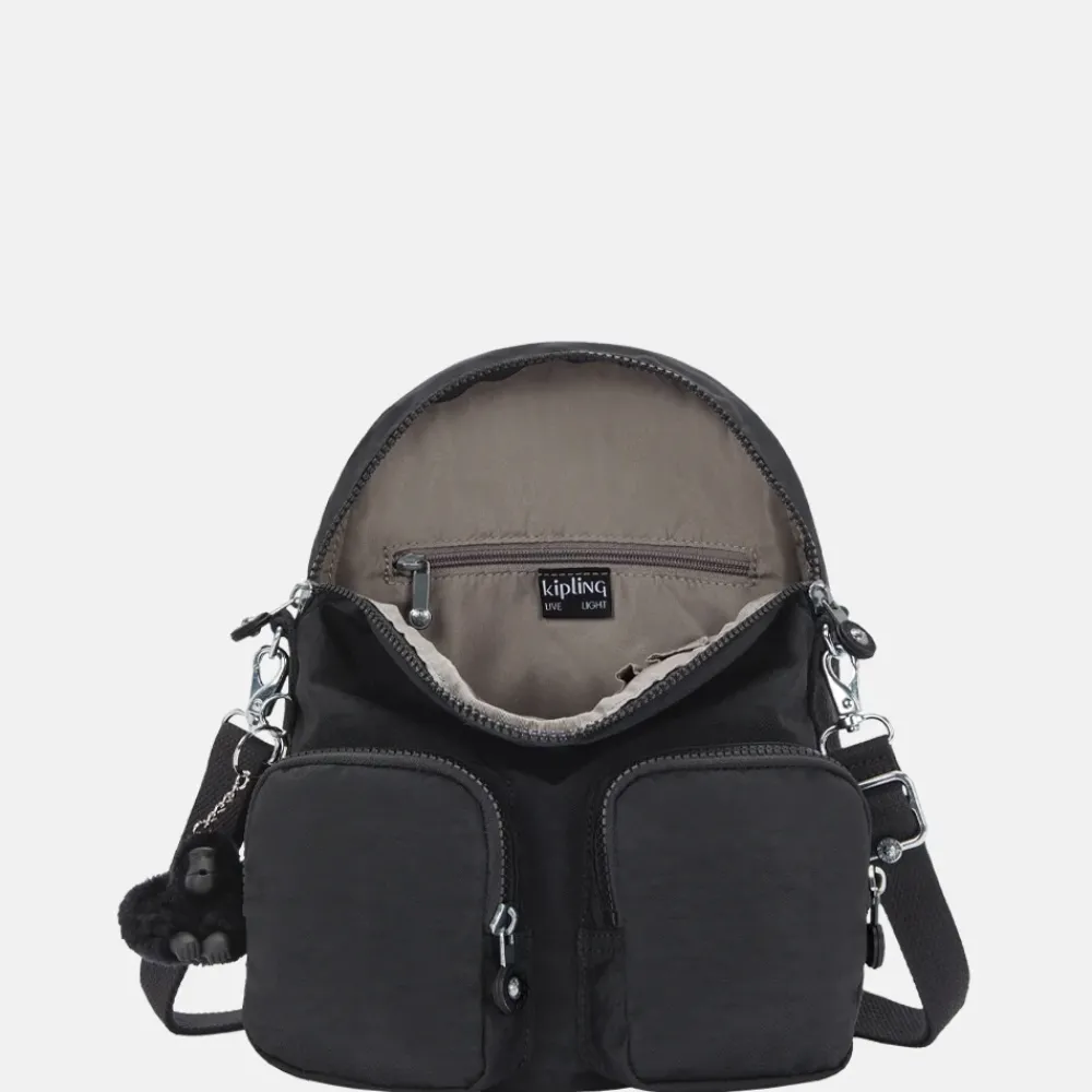 Vrijetijd Rugzakken | Fashion Rugzakken^Kipling Firefly Up rugzak black noir
