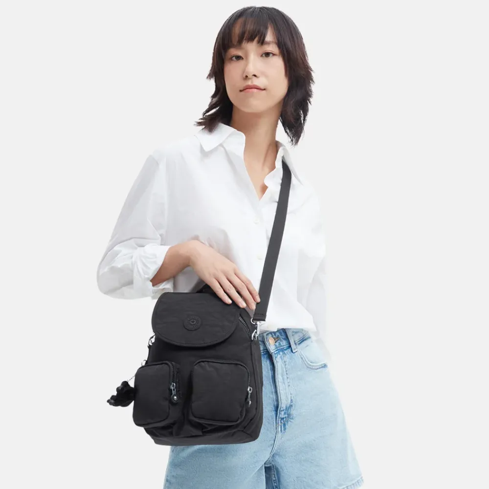 Vrijetijd Rugzakken | Fashion Rugzakken^Kipling Firefly Up rugzak black noir