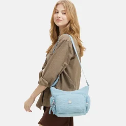 Schoudertassen^Kipling GABB schoudertas S light denim