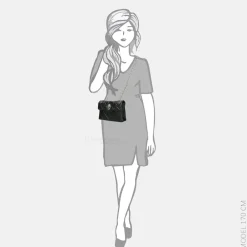 Crossbody Tassen^Kurt Geiger Kensington crossbody tas small black