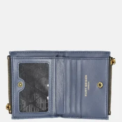 Dames Portemonnees^Kurt Geiger Kensington mini portemonnee denim
