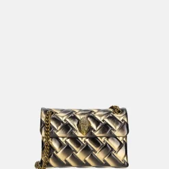 Schoudertassen^Kurt Geiger Kensington schoudertas mini bronze combo