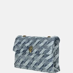 Schoudertassen^Kurt Geiger Kensington schoudertas L denim