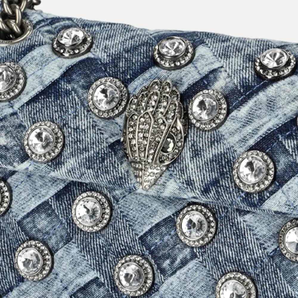Schoudertassen^Kurt Geiger Kensington schoudertas denim