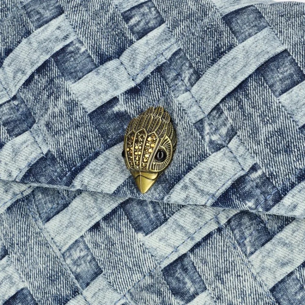 Schoudertassen^Kurt Geiger Kensington schoudertas L denim