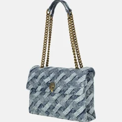 Schoudertassen^Kurt Geiger Kensington schoudertas L denim