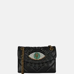 Schoudertassen^Kurt Geiger mini kensington leather eye schoudertas black