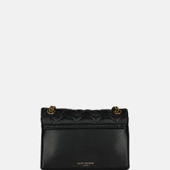 Schoudertassen^Kurt Geiger mini kensington leather eye schoudertas black