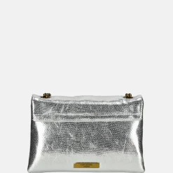 Schoudertassen^Kurt Geiger schoudertas silver com