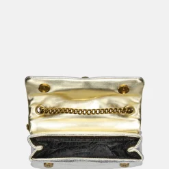Schoudertassen^Kurt Geiger schoudertas silver com