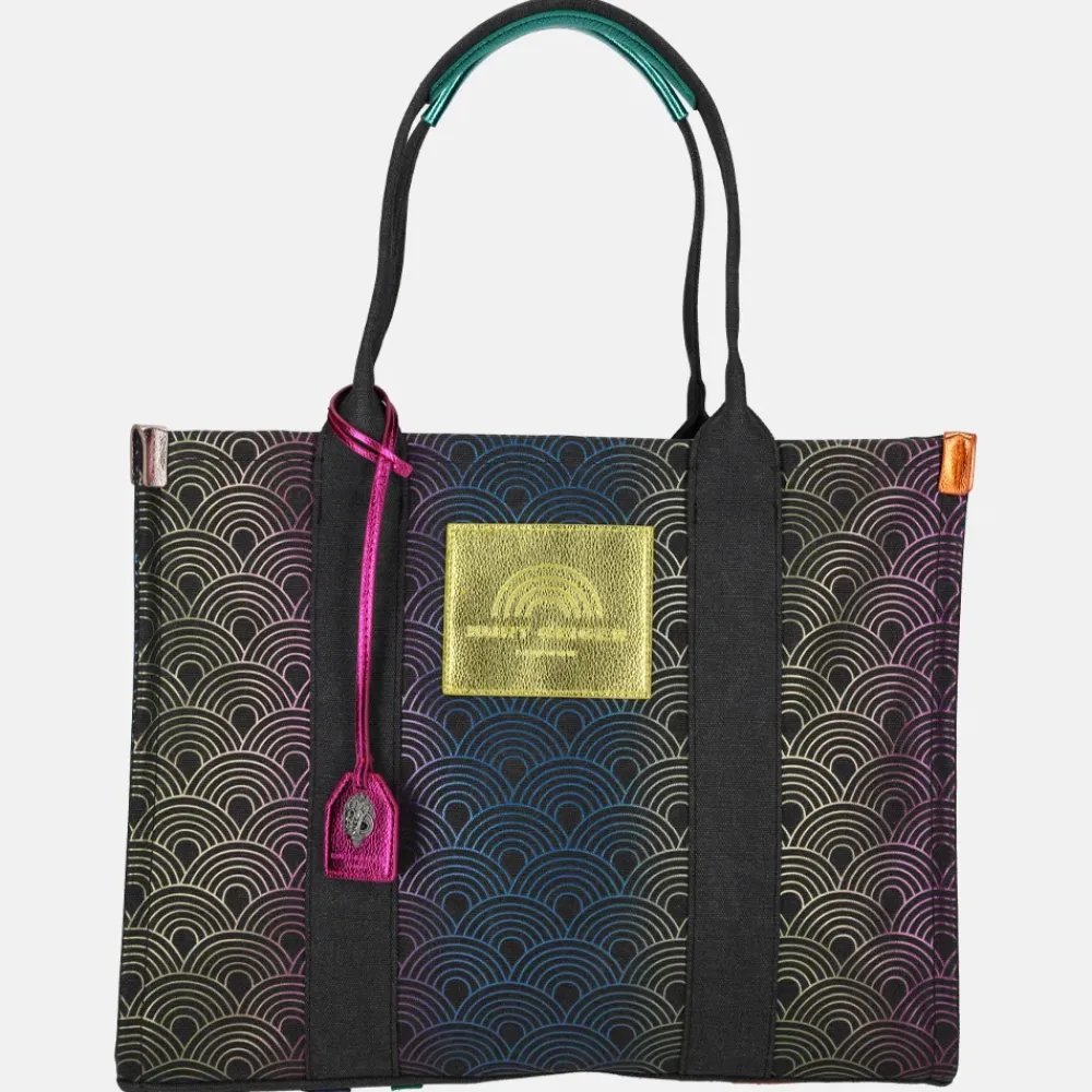 Shoppers^Kurt Geiger Soutbank tote shopper L black/other