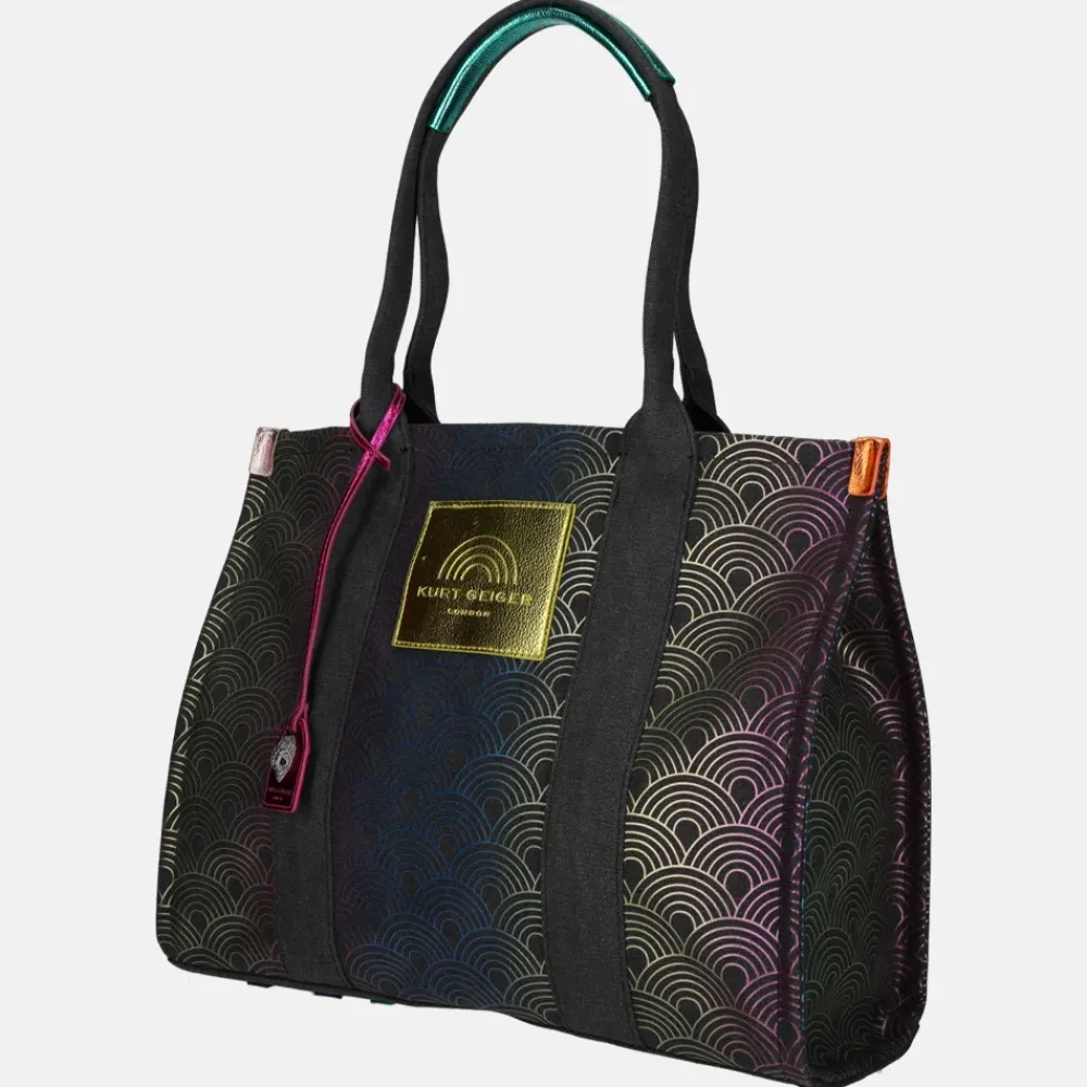 Shoppers^Kurt Geiger Soutbank tote shopper L black/other