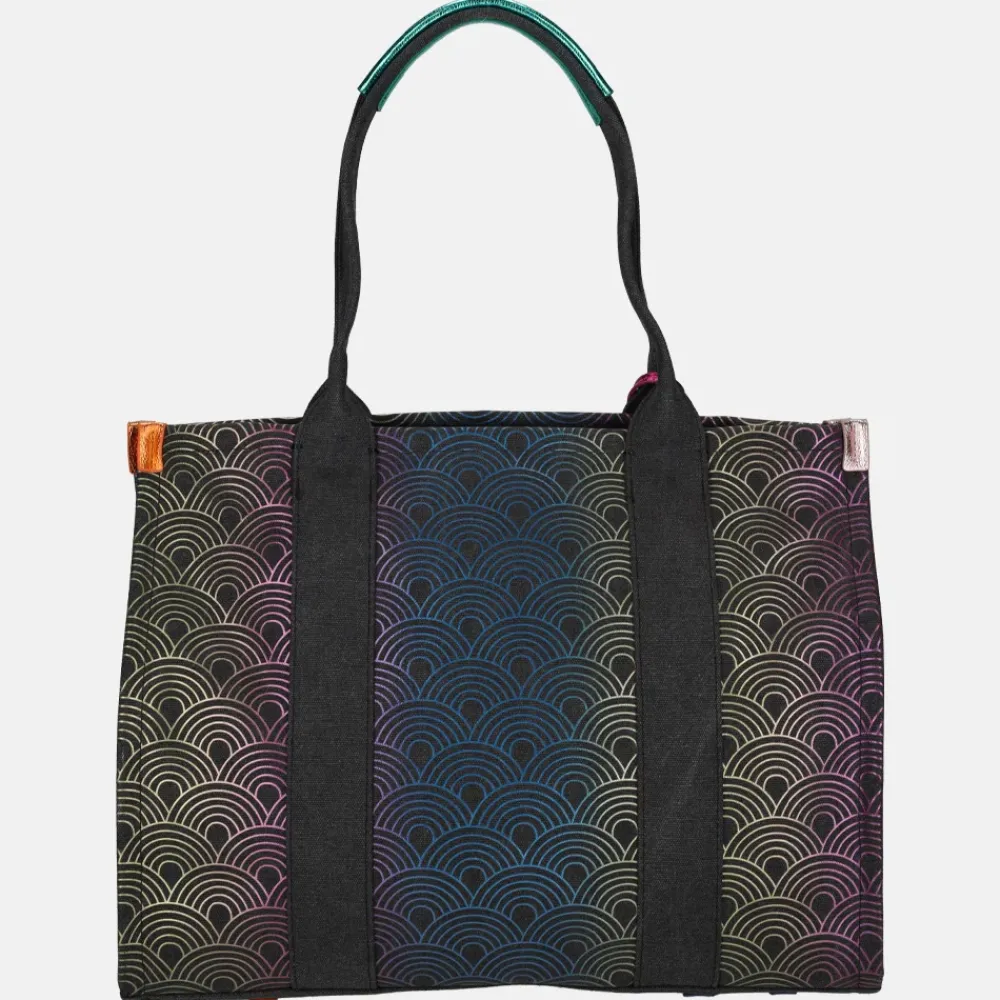 Shoppers^Kurt Geiger Soutbank tote shopper L black/other