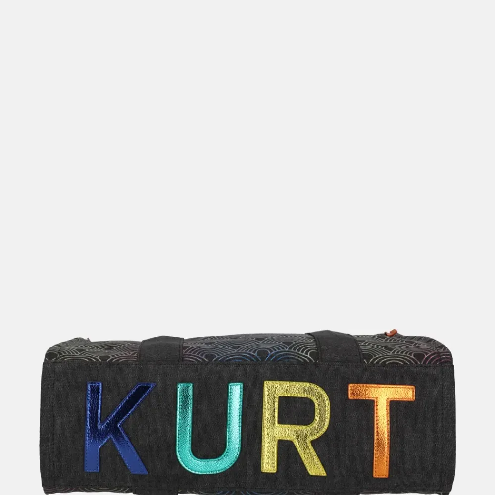 Shoppers^Kurt Geiger Soutbank tote shopper L black/other