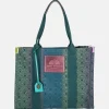Shoppers^Kurt Geiger Southbank shopper green comb
