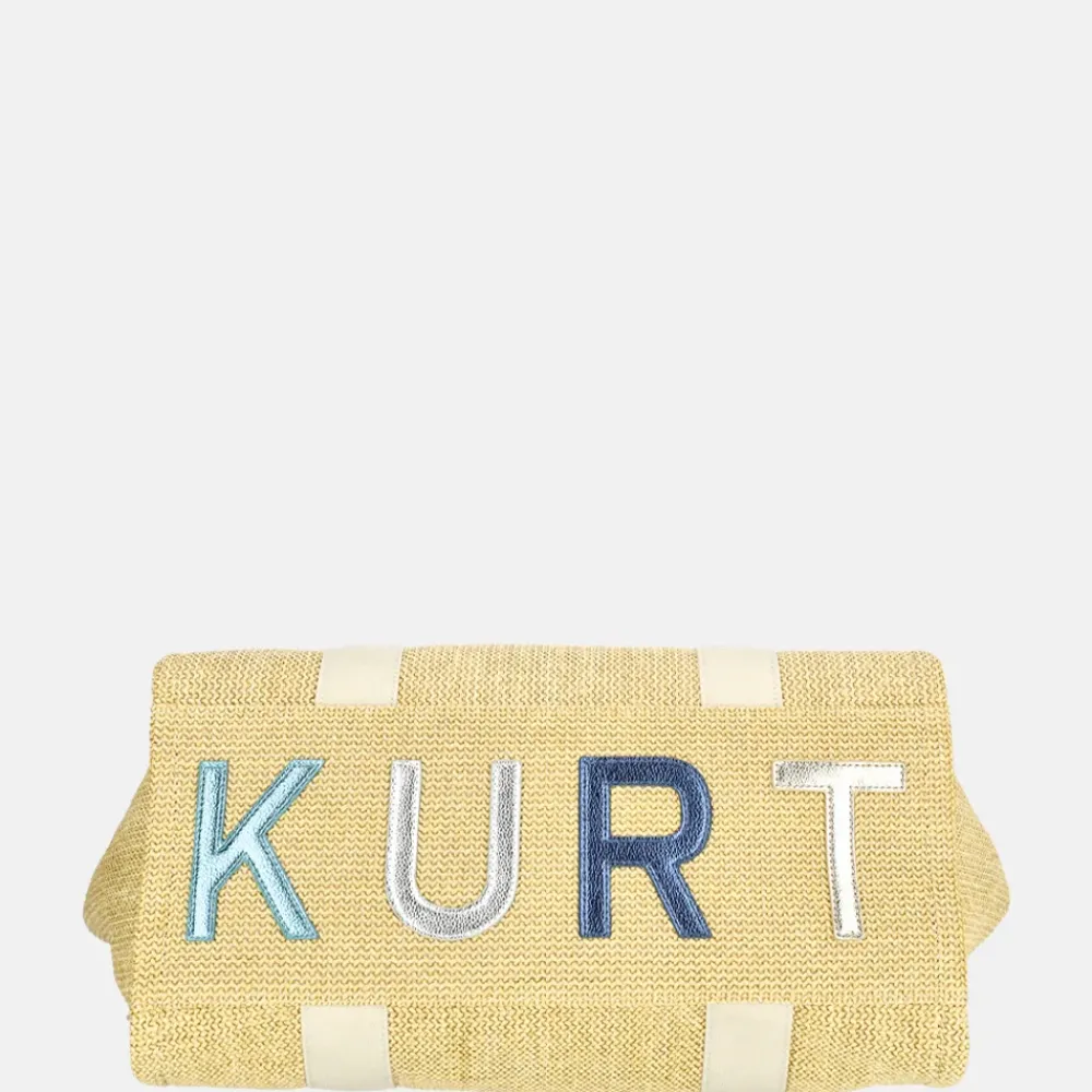 Shoppers^Kurt Geiger Southbank tote shopper raffia XXL beige combi