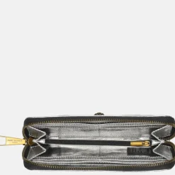 Dames Portemonnees^Kurt Geiger Ziparound portemonnee silver com