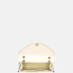 Handtassen^Laurent David Bamboo handtas S off white