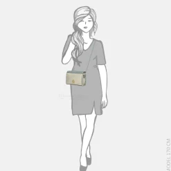 Crossbody Tassen^Laurent David crossbody tas light blue