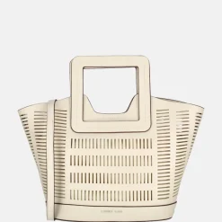 Handtassen^Laurent David handtas beige