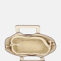 Handtassen^Laurent David handtas beige