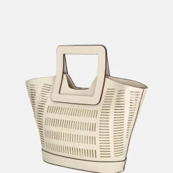 Handtassen^Laurent David handtas beige