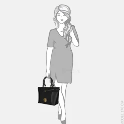 Handtassen^Laurent David handtas black