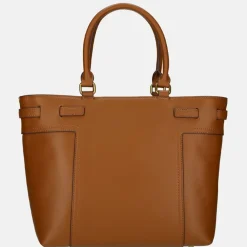 Handtassen^Laurent David handtas cognac