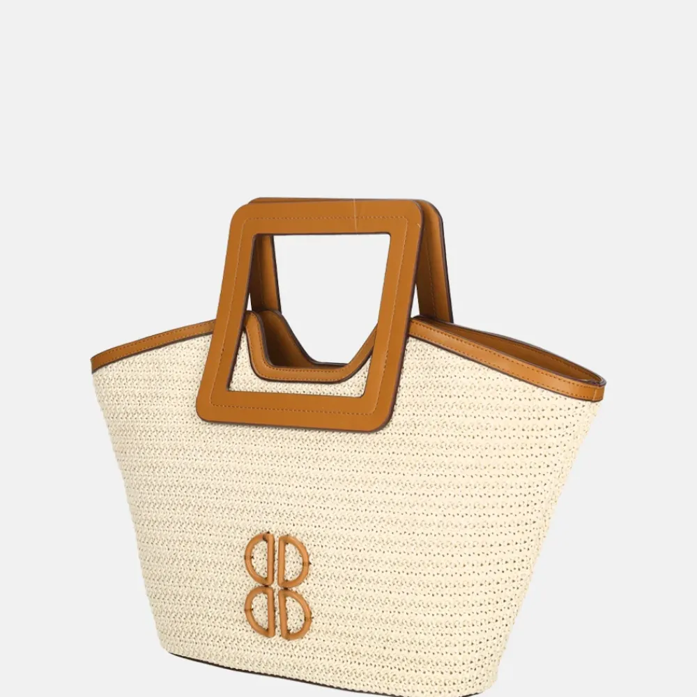 Handtassen^Laurent David handtas cognac