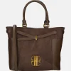 Handtassen^Laurent David handtas dark brown