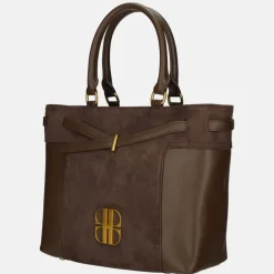Handtassen^Laurent David handtas dark brown