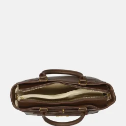 Handtassen^Laurent David handtas dark brown