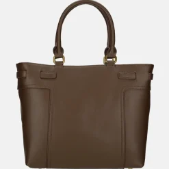 Handtassen^Laurent David handtas dark brown